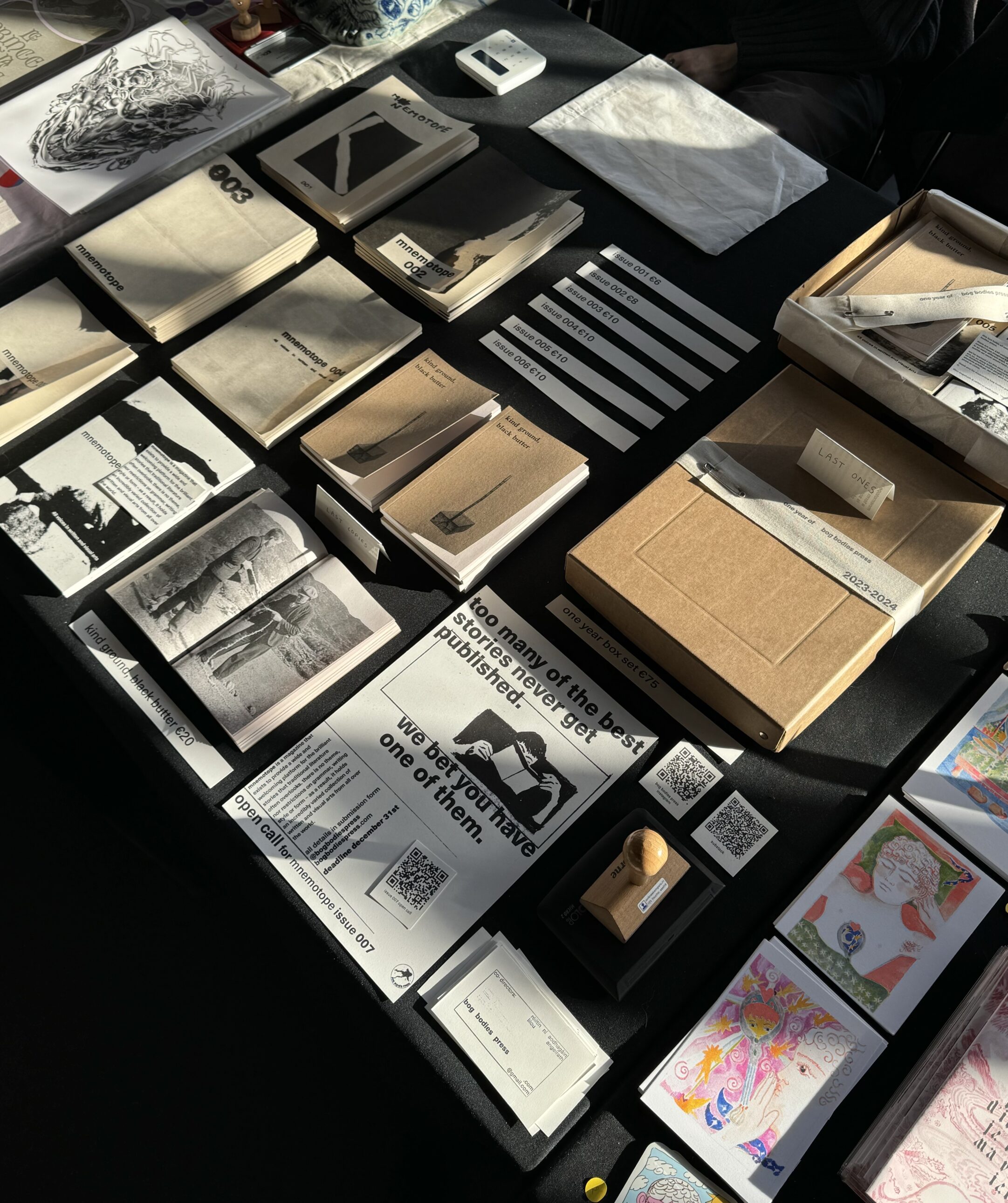 bog bodies press at brussels ass book fair 2024