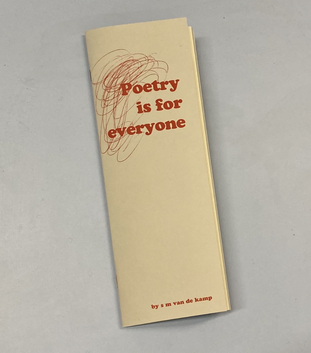 Poetry is for everyone fanzine