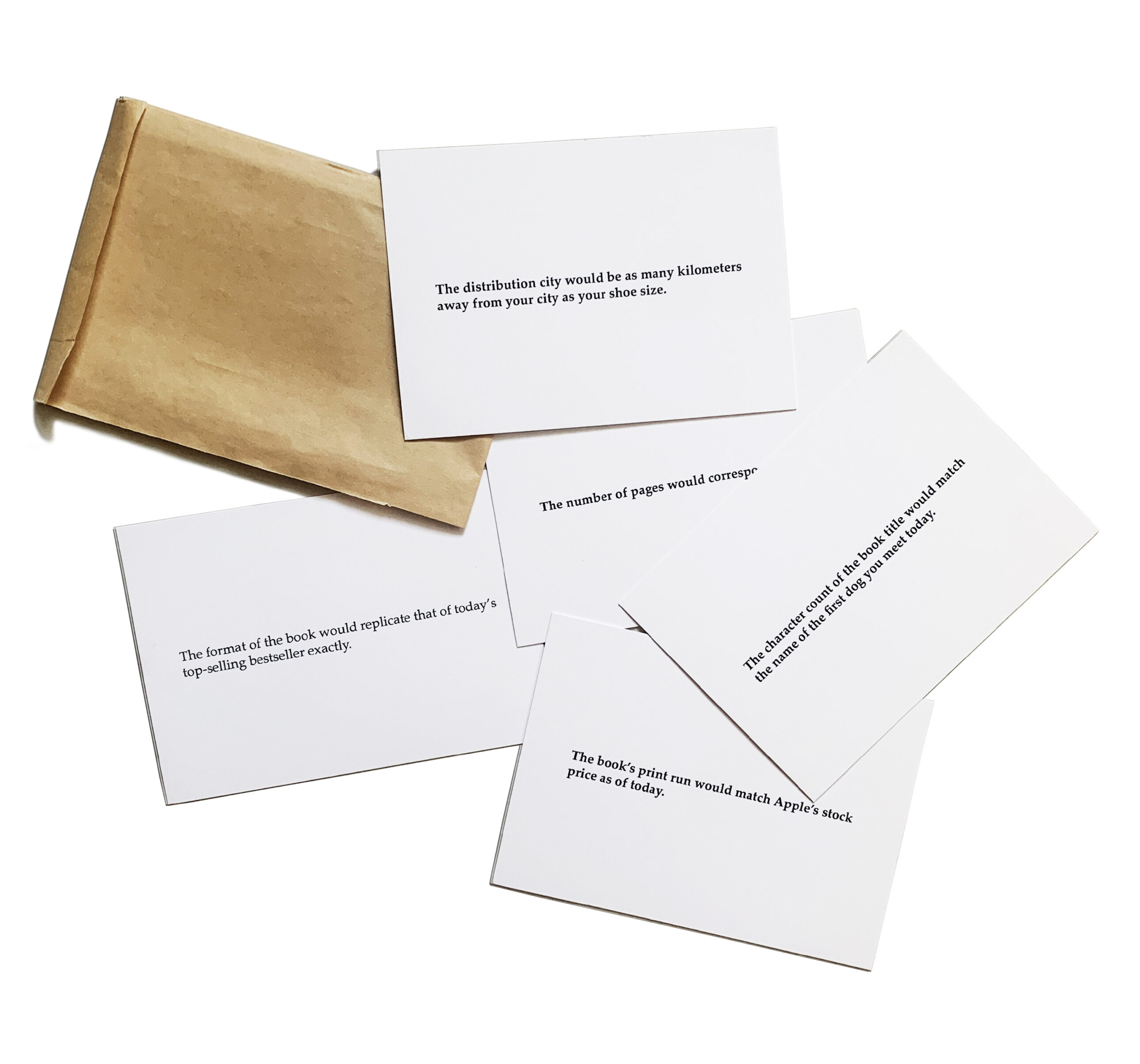 《The format of the book would replicate that of today’s top-selling bestseller exactly》