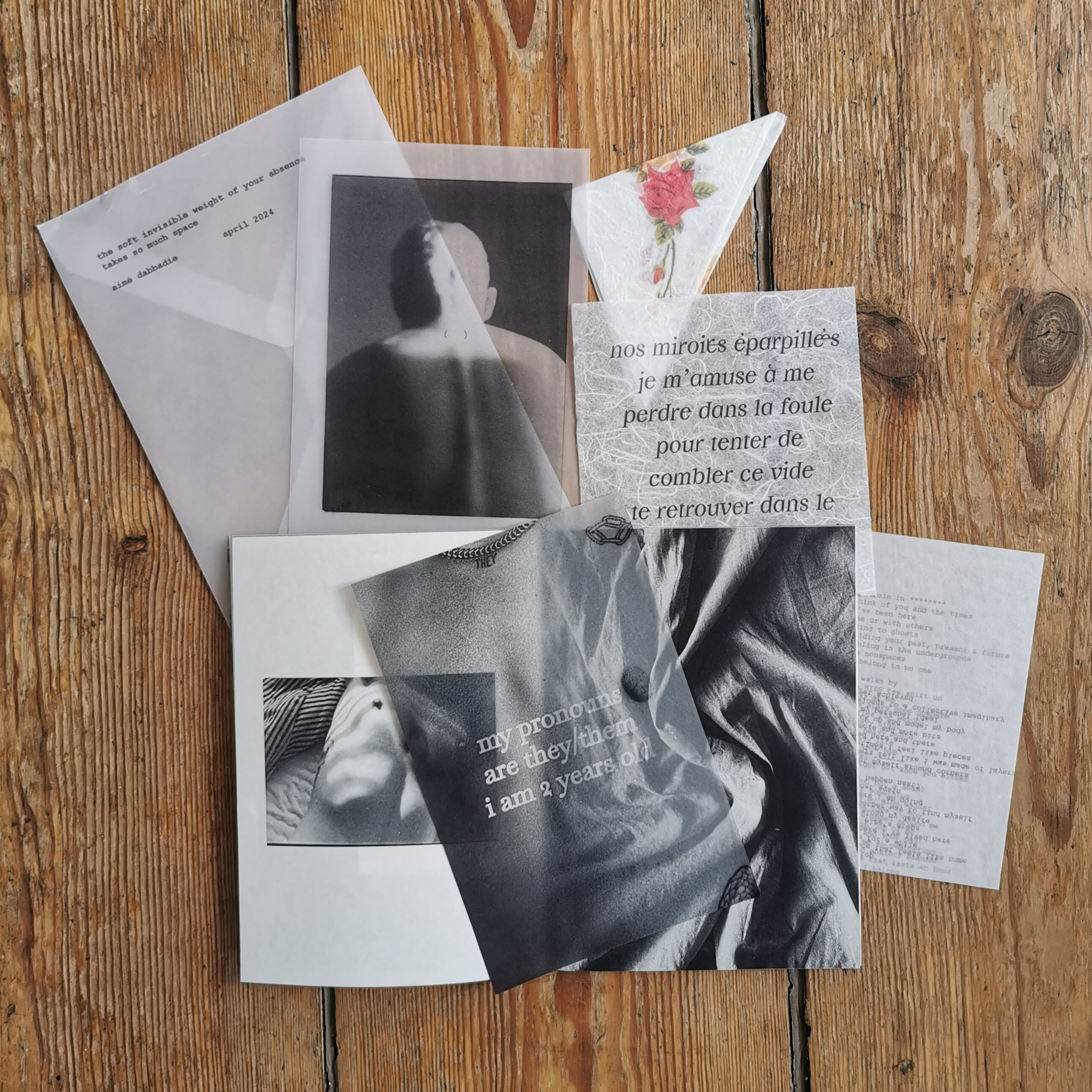 the soft invisible weight of your absence takes so much space